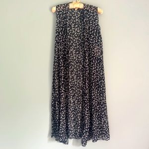 LuLaRoe Joy small navy with white stars cover up/cardigan/vest